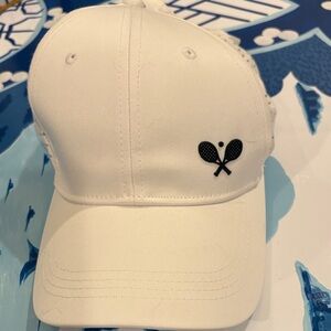 Tommy Bahama Tennis  White Perforated Cap